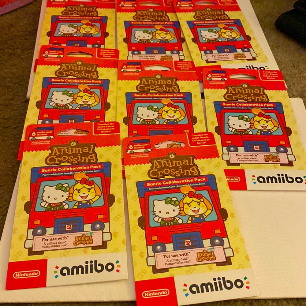 NEW Animal Crossing Amiibo Sanrio Collaboration Packs $5 each!